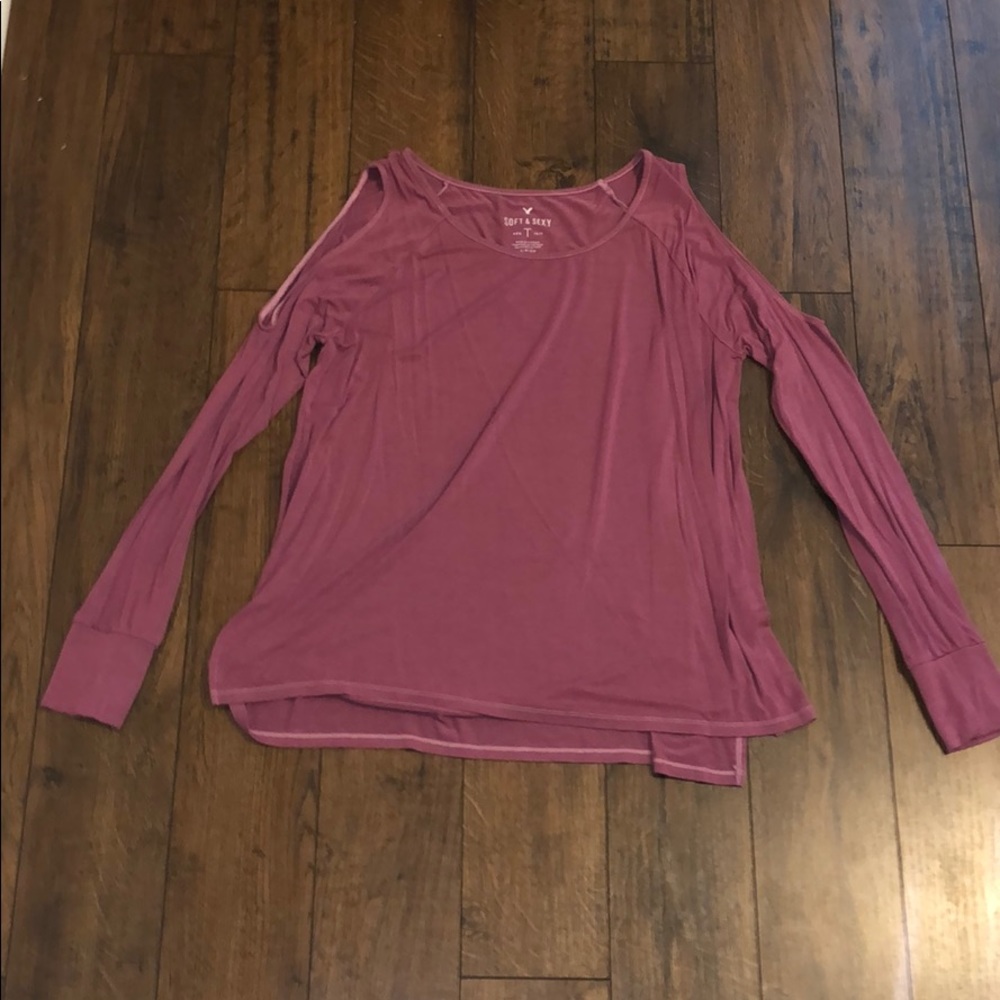 Slightly Worn American Eagle Pink Shirt